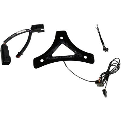 Custom Dynamics Dual Intensity Run/Brake LED Backrest Black Harley FLH/T 10-13