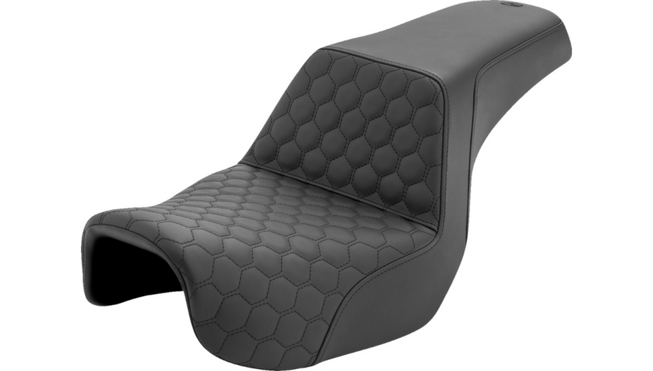 Saddlemen Step-Up HoneyComb Seat 4 Harley 06-17 FXD/FXDWG/FLD