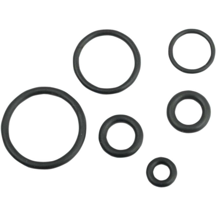 Drag Specialties EFI Replacement Fuel Line O-Ring Service Kit 4 Harley