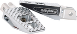Thrashin P-54 Extra Grip Chrome Footpegs 4 Harley M8 Softail Models