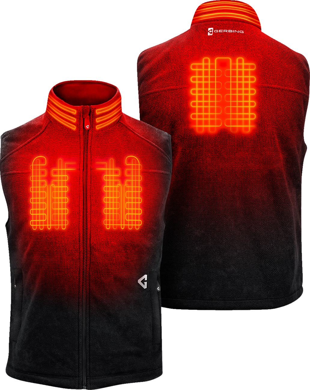 Gerbing Heated Clothing Mens 7V Thermite Fleece Heated Vest 2.0