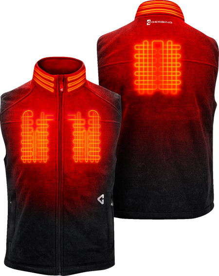 Gerbing Heated Clothing Mens 7V Thermite Fleece Heated Vest 2.0