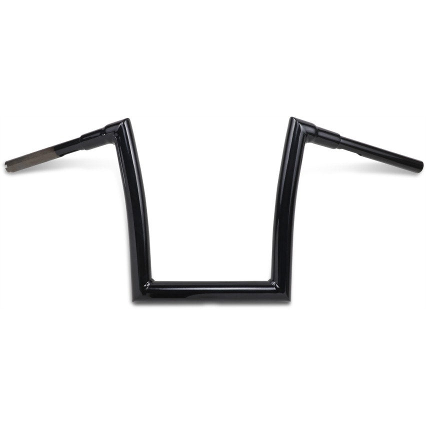 Todd's Cycle 12" Gloss Black Strip 1 1/2" 1.5 Handlebars for Harley FLT Softail