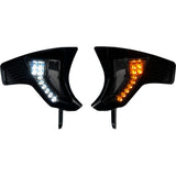 CD Lens Shark Demon Integrated Front Turn Signal Vents Harley 23-25 FLTRX