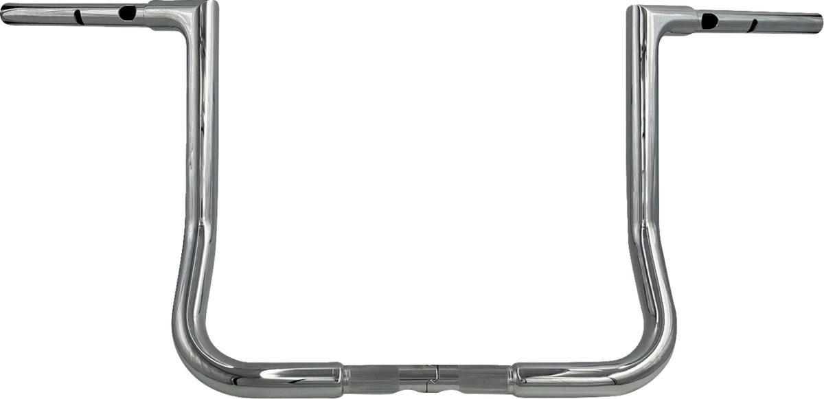 FBI Fat Baggers 1-1/4" EZ Flat Top Handlebars for Harley-Davidson FLH/X '23-'26 - Chrome / 14"