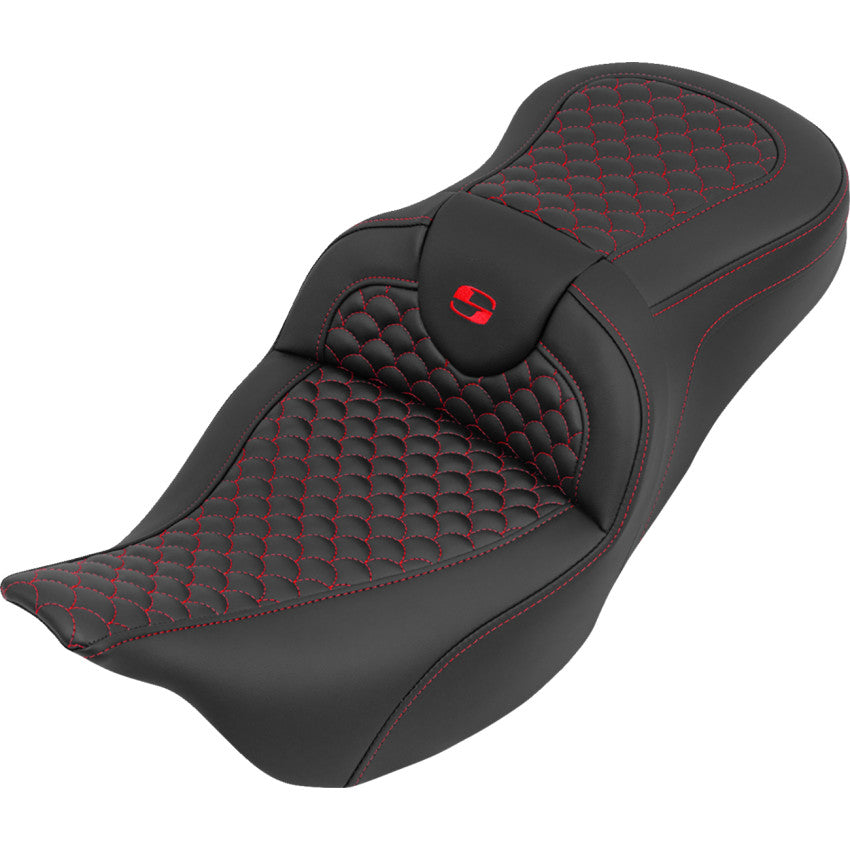 Saddlemen Dragon Stitch Road Sofa w/o Backrest 08-25 Harley Touring