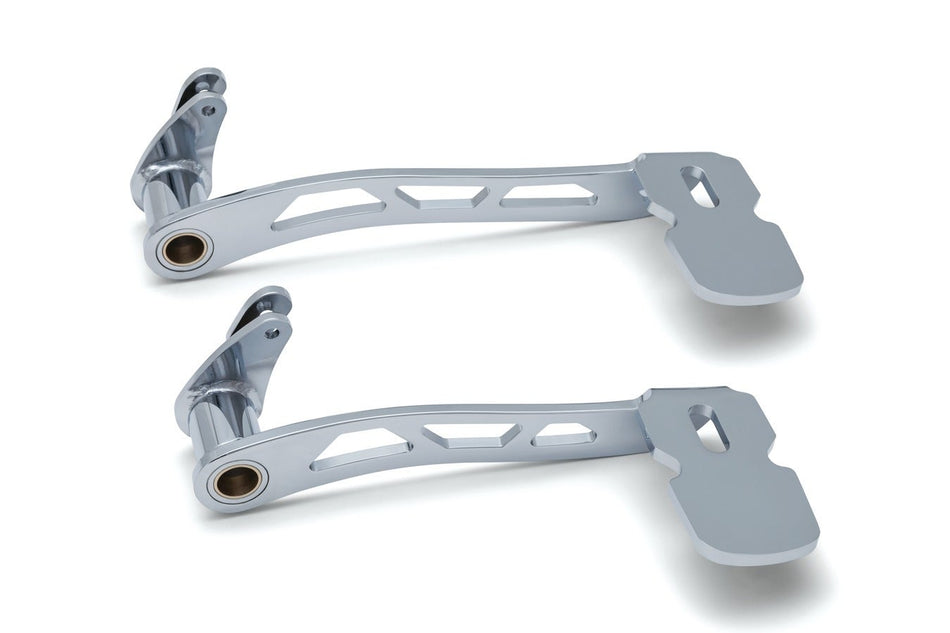 Kuryakyn 9642 Chrome Girder Extended Brake Lever Pedal Harley 14-19 w/o Lowers
