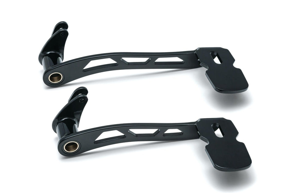 Kuryakyn 9643 Black Girder Extended Brake Lever Pedal Harley 14-19 w/o Lowers