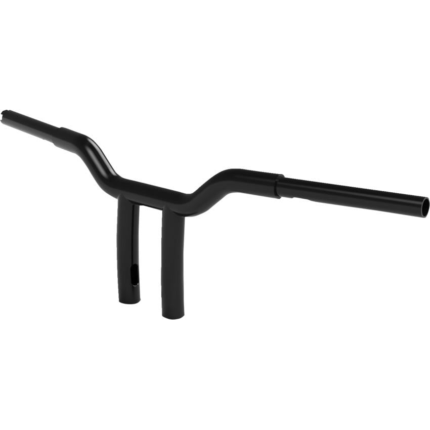 Magnum Black 8" Rise Top-Gun T-Bar Handlebars for Harley 99-24 W/3-1/2" Riser