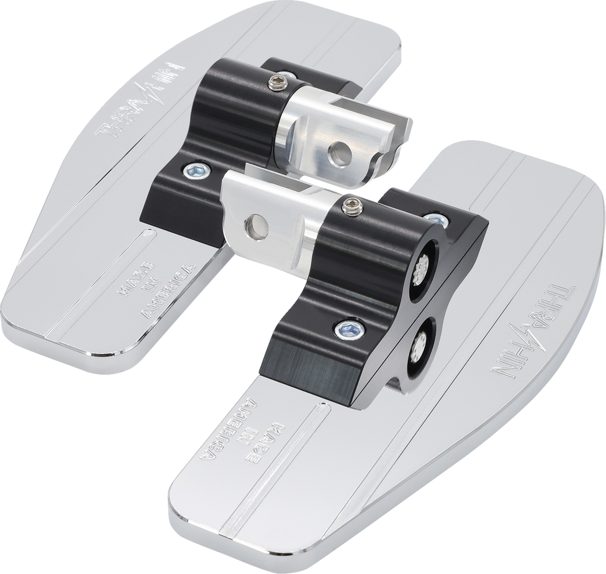 Thrashin Supply Co. Mini Floorboards for 2007-2025 Harley-Davidson Touring / Softail - Chrome