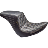 Le Pera Black Kickflip Seat for Harley Softail 18-23 FXLR/FLSB
