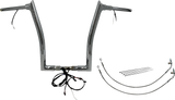 FBI Fat Baggers Wired 1-1/2" Pointed Top Handlebar Kits for FLTR '15 - Chrome / 16"
