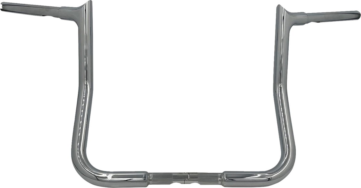 FBI Fat Baggers 1-1/4" EZ Pointed Top Handlebars for FLH/X '08-'25 - Chrome