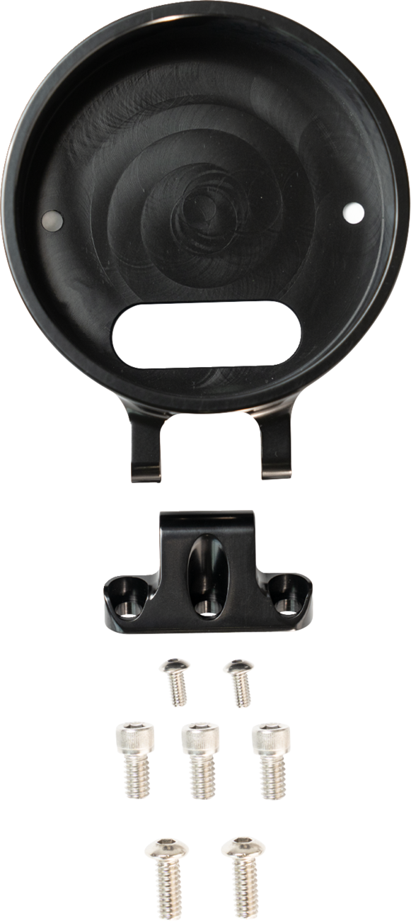 Kodlin Round Gauge Bezel Kit for Ascent Pro Riser - 2022-2026 Harley-Davidson Softail - Gloss Black