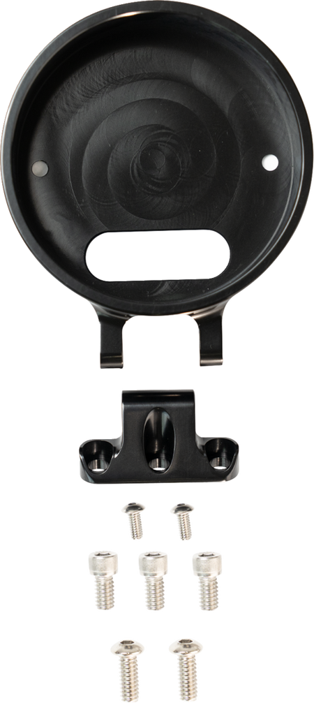 Kodlin Round Gauge Bezel Kit for Ascent Pro Riser - 2022-2026 Harley-Davidson Softail - Gloss Black