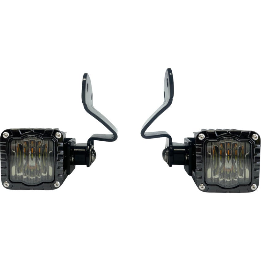Custom Dynamics Shark Demon LED Front Turn Signals for Harley 23-25 FLTRX