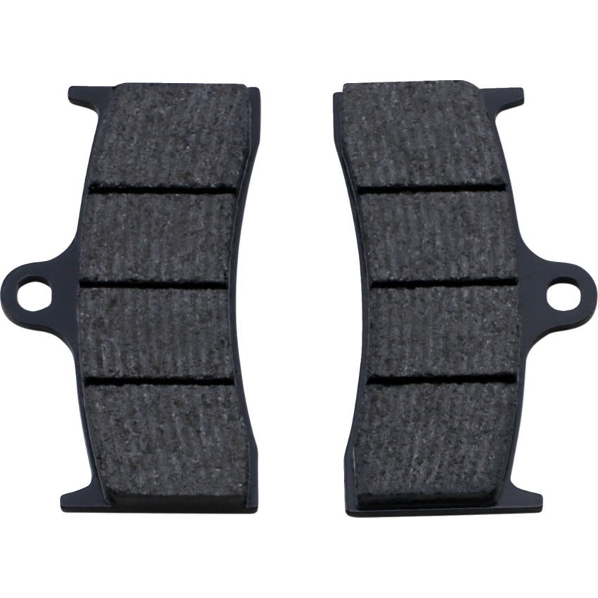 Lyndall Racing Xtreme Low Dust Brake Pads Performance Machine 6 Piston Caliper | 7202X Repl 0051-2909, 0051-2910, 0051-2913, 0051-2914, 0051-2915, 0051-2916, 0051-2917, 0051-2918