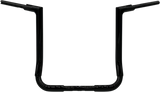 FBI Fat Baggers 1-1/2" EZ Flat Top Handlebars for 14-20 FLHT/FLHX & Trike - Black / 16"