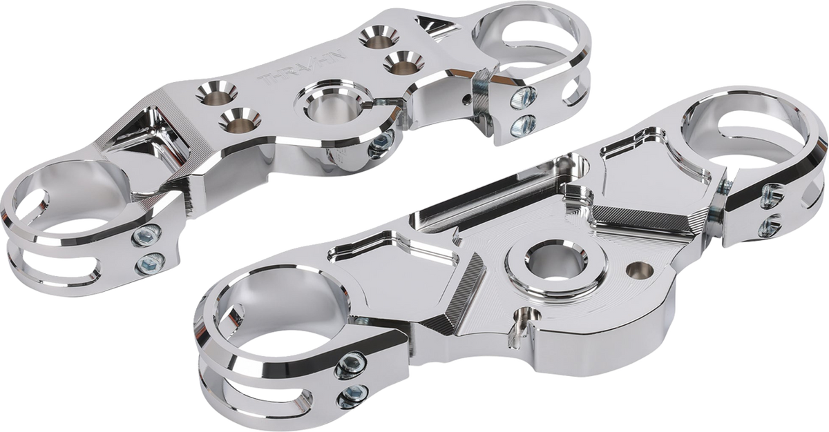 Thrashin Supply Co. Triple Tree Set - Chrome