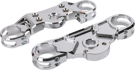 Thrashin Supply Co. Triple Tree Set - Chrome