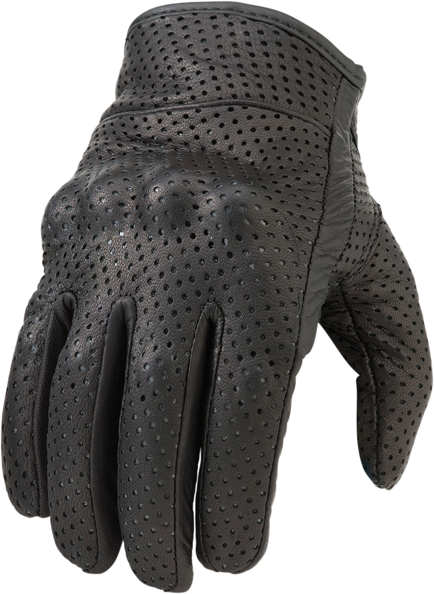 Z1R 270 Perforated Motorcycle Gloves - Black
