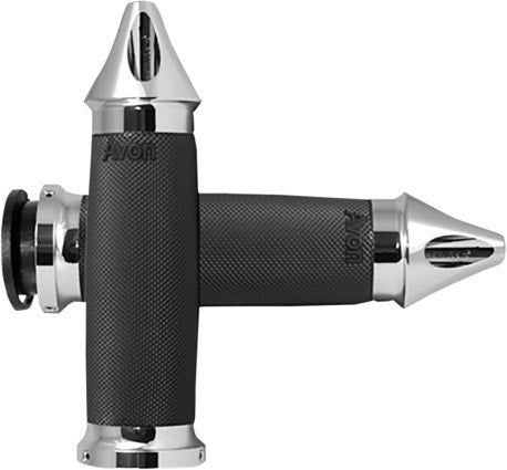 Avon IN-TO-CC-85-CSP Chrome Spike Custom Contour Billet Grips Indian 18-20