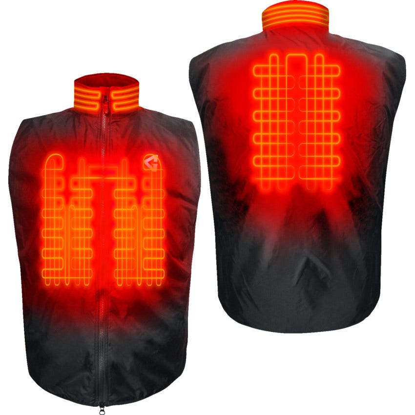 Gerbing Heated Clothing 12V Heated Vest Liner - Black