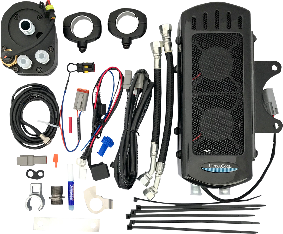 UltraCool SMT-1 S&S T-Series 3.0 Side Mount Oil Cooler Kit for 1999-2006 Harley-Davidson Touring