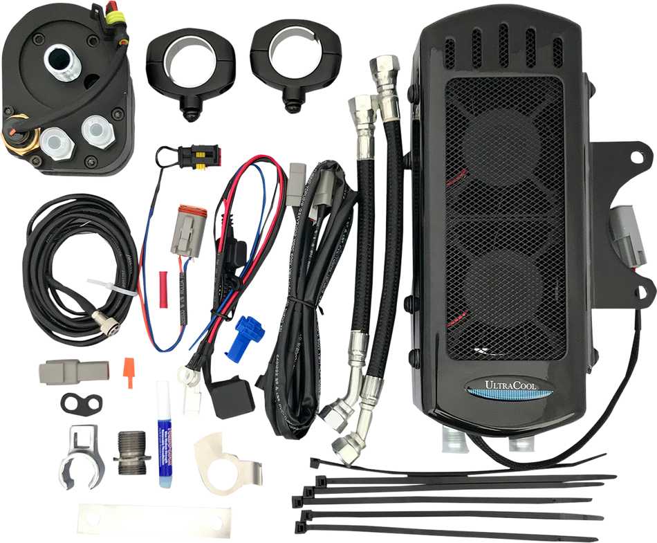 UltraCool SMT-1 S&S T-Series 3.0 Side Mount Oil Cooler Kit for 1999-2006 Harley-Davidson Touring