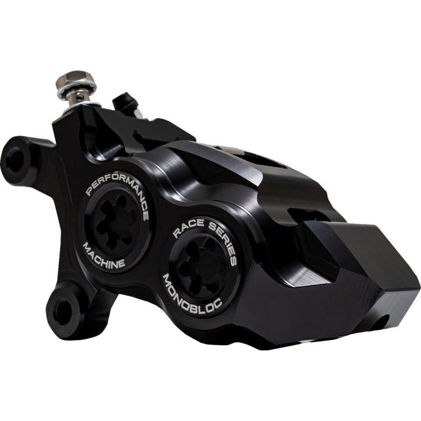 Performance Machine Race Series Front W/Bore Caps Monobloc Caliper Harley 06-24