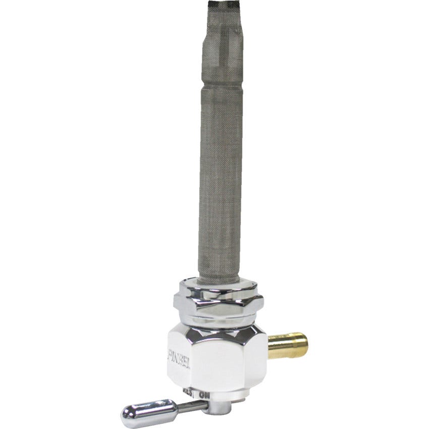 Pingel Power-Flo Single Outlet Reserve Fuel Valve 22mm 180° 4 Harley