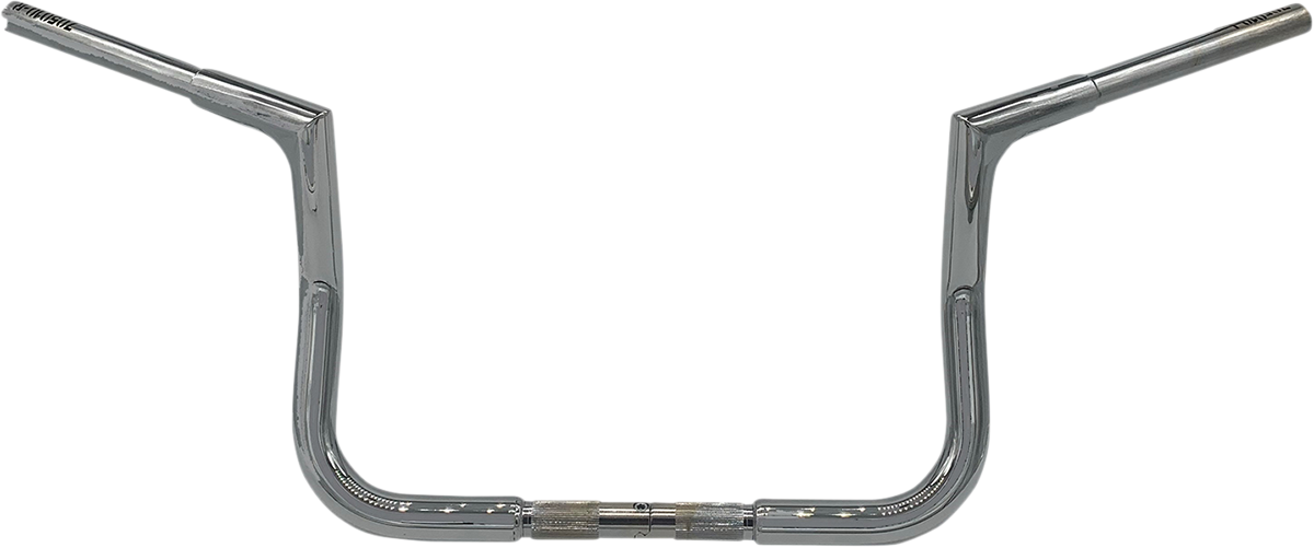 FBI Fat Baggers 1-1/4" EZ Flat Top Handlebars for Harley-Davidson FLH/X '86-'22 - Chrome / 10"