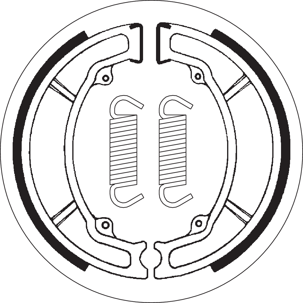 SBS Off-Road Brake Shoes for Select 1973-2024 Models