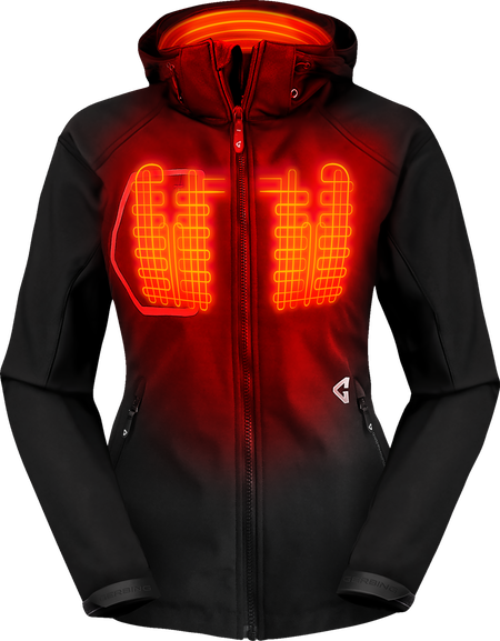 Gerbing Heated Clothing Womens 7V Torrid Softshell Heated Jacket 2.0 - Black