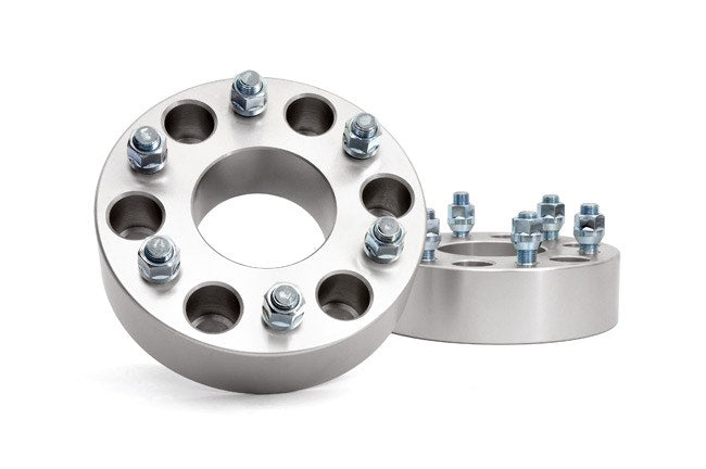 Rough Country 1101 2.0" Wheel Spacers Pair 88-18 Silverado Sierra GM SUV 6x5.5