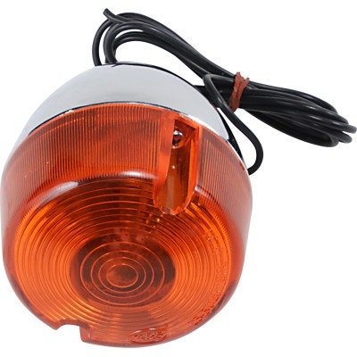 K&S Technologies 25-5096 Chrome/Amber Turn Signal Indicator Repl 68404-86 Harley