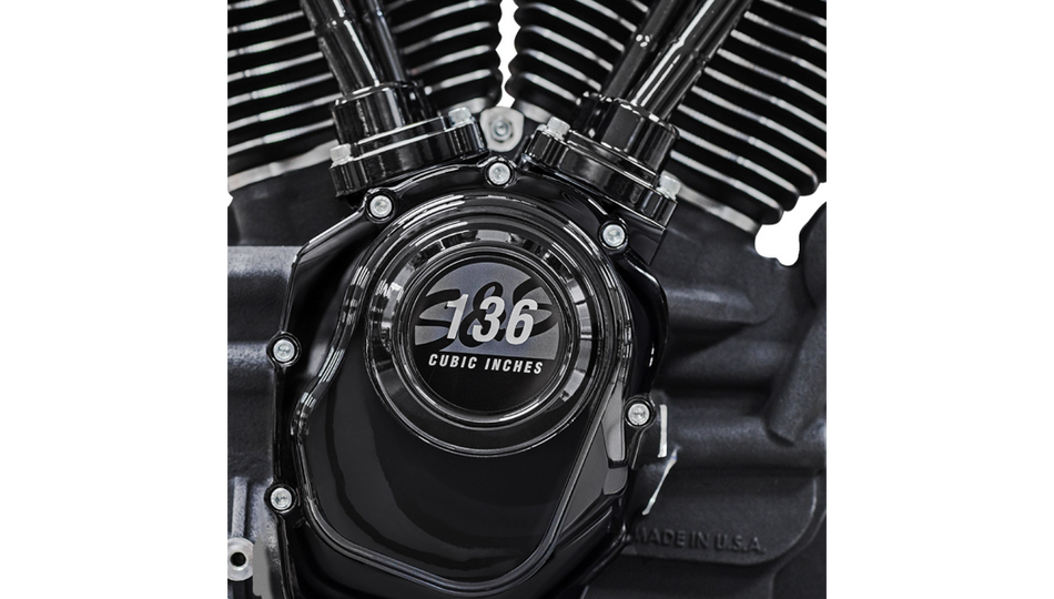 S&S MK136 Black Edition Engine W/550G Cam 4 Harley 17-23 Oil-Cooled M8 Touring