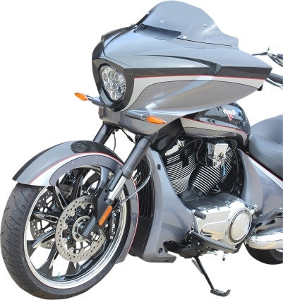 Klock Werks KW05-01-0431 Windshield Flare Windshield Dark Smoke Victory 13-17