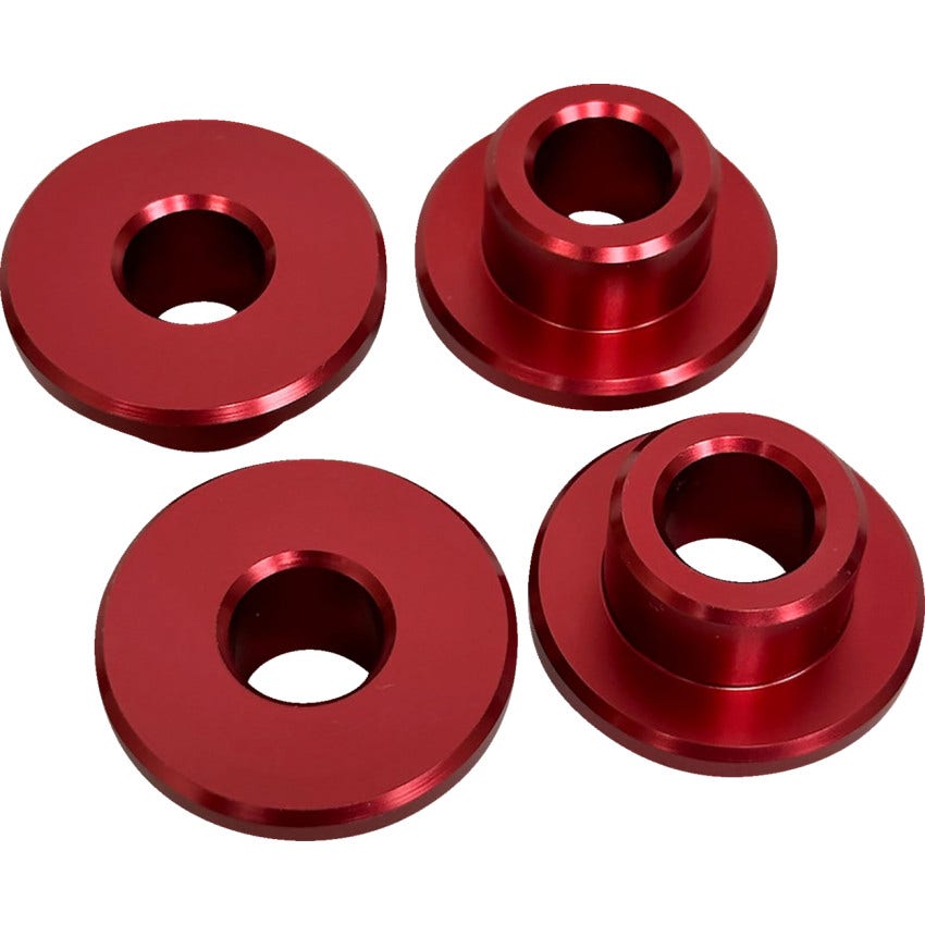 Pro-One Performance Red Solid Riser Bushing Kit Harley 83-21 FL 18-21 Softail