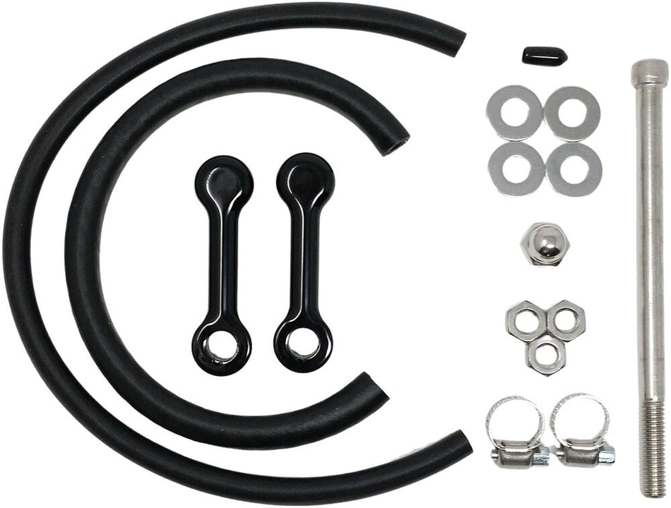DK Custom Black 3" Billet Tank Lift Kit DK-DYN-TLK-3-DC Harley Dyna FXD 10-17