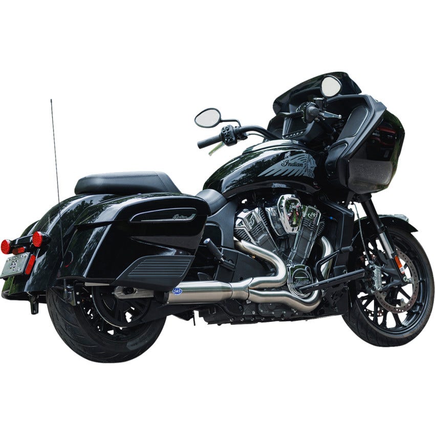 S&S Qualifier 2-Into-1 Steel 50-State Exhaust System 4 Harley 19-23 Challenger