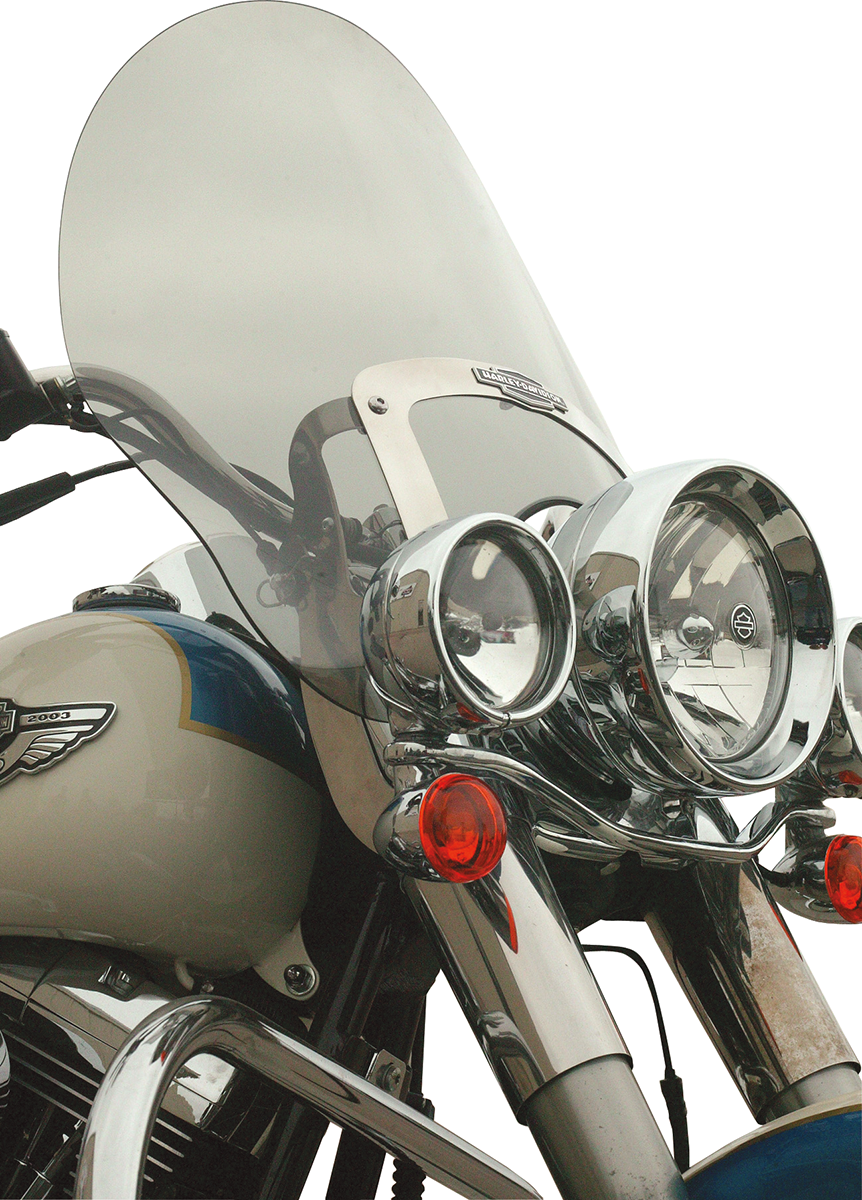Klock Werks Flare Billboard Windshield for 86-17 FLSTC/FLSTF/FLSTN Softail - Tinted / 17"