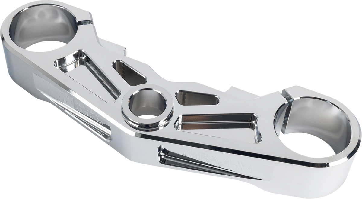 Thrashin Supply Co. TSC-2925-3 Top Tree - Inverted - Chrome - Harley