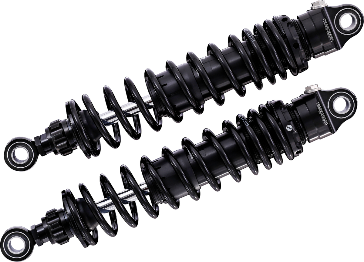 Ohlins STX36 Blackline Rebound Adjustable 13" Twin Shocks for 1990-2025 Harley-Davidson Touring - Black
