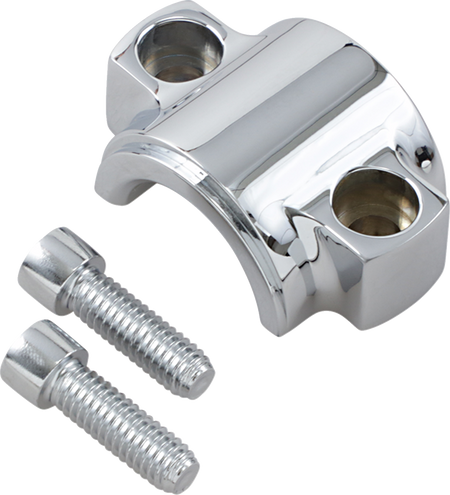 Klock Werks Lower Fork Leg Axle Caps for Harley-Davidson - Chrome