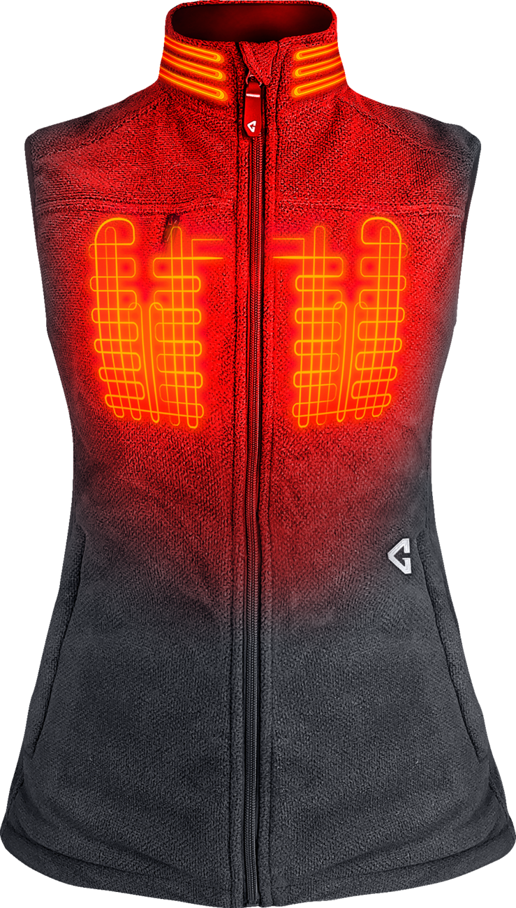 Gerbing Heated Clothing Womens 7V Thermite Fleece Heated Vest 2.0