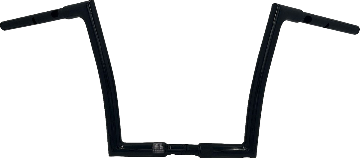 FBI Fat Baggers 1-1/4" EZ Flat Top Handlebars for Harley-Davidson FLTR '23-'26 - Black / 12"