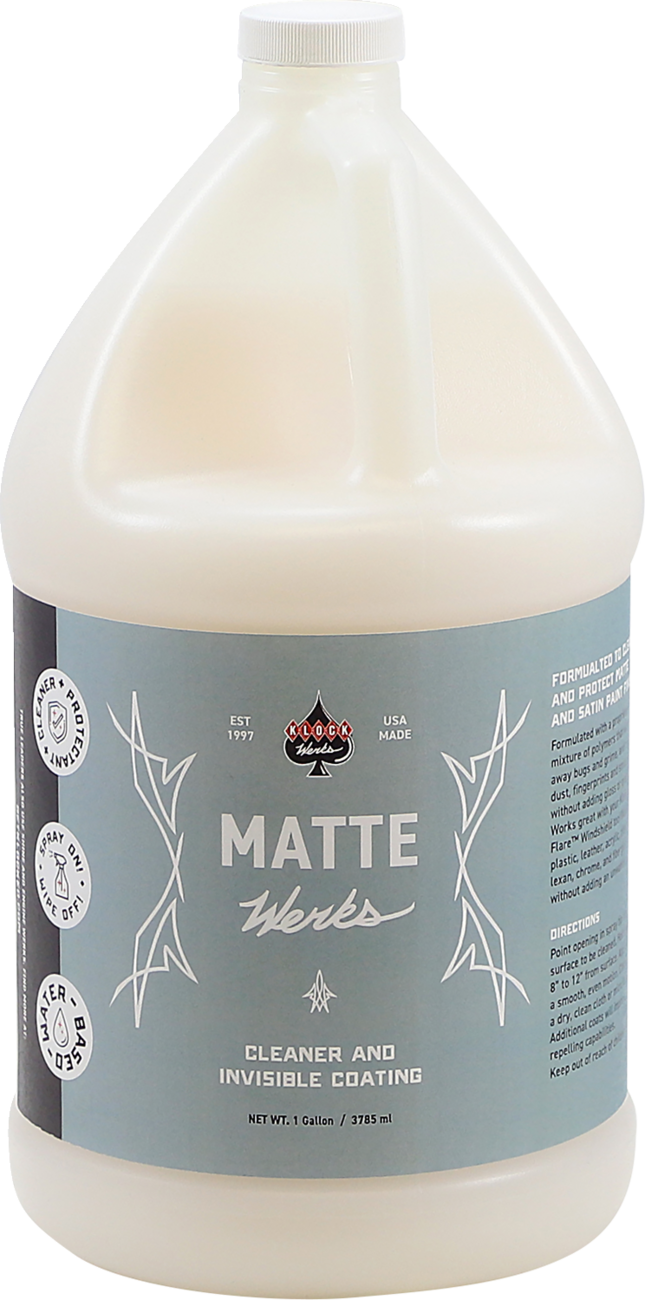 Klock Werks Matte Werks Cleaner - 1 US gal.
