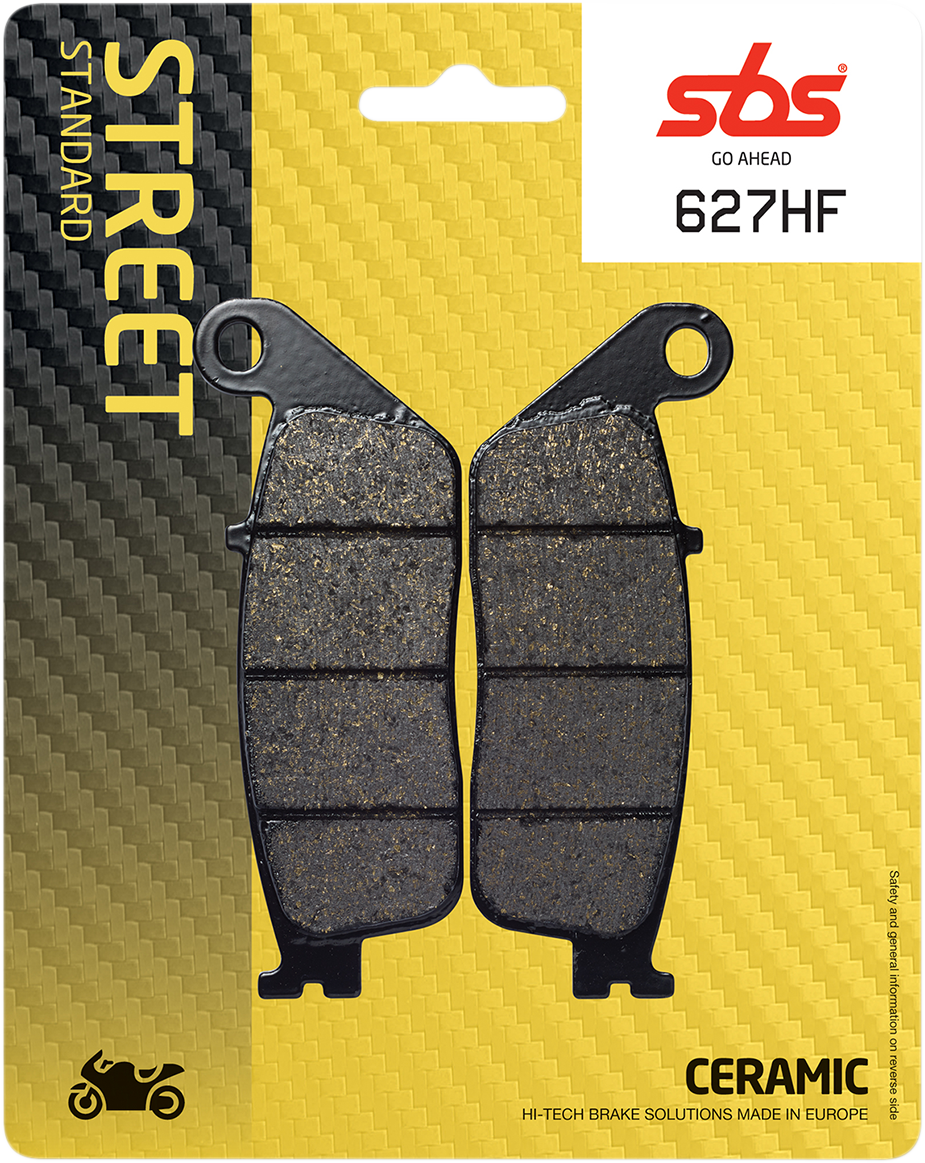 SBS Street Ceramic Organic Brake Pads for Select 1993-2024 Triumph Models