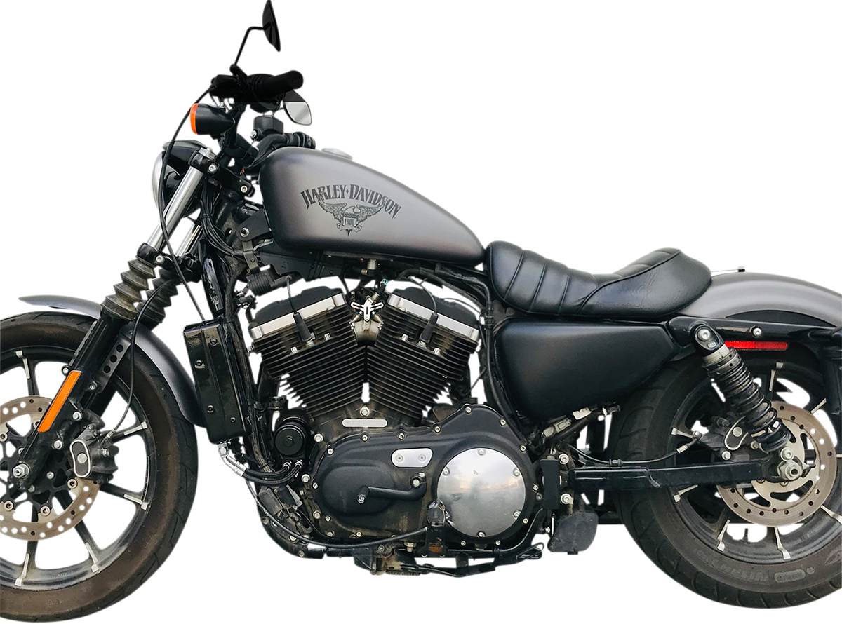 UltraCool SMSP-2 3.0 Side Mount Oil Cooler Kit with Fan for 2004-2022 Harley-Davidson Sportster